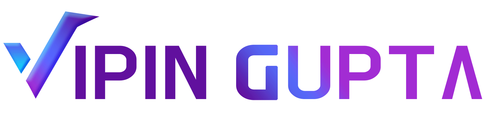 Vipin Gupta Logo Blue